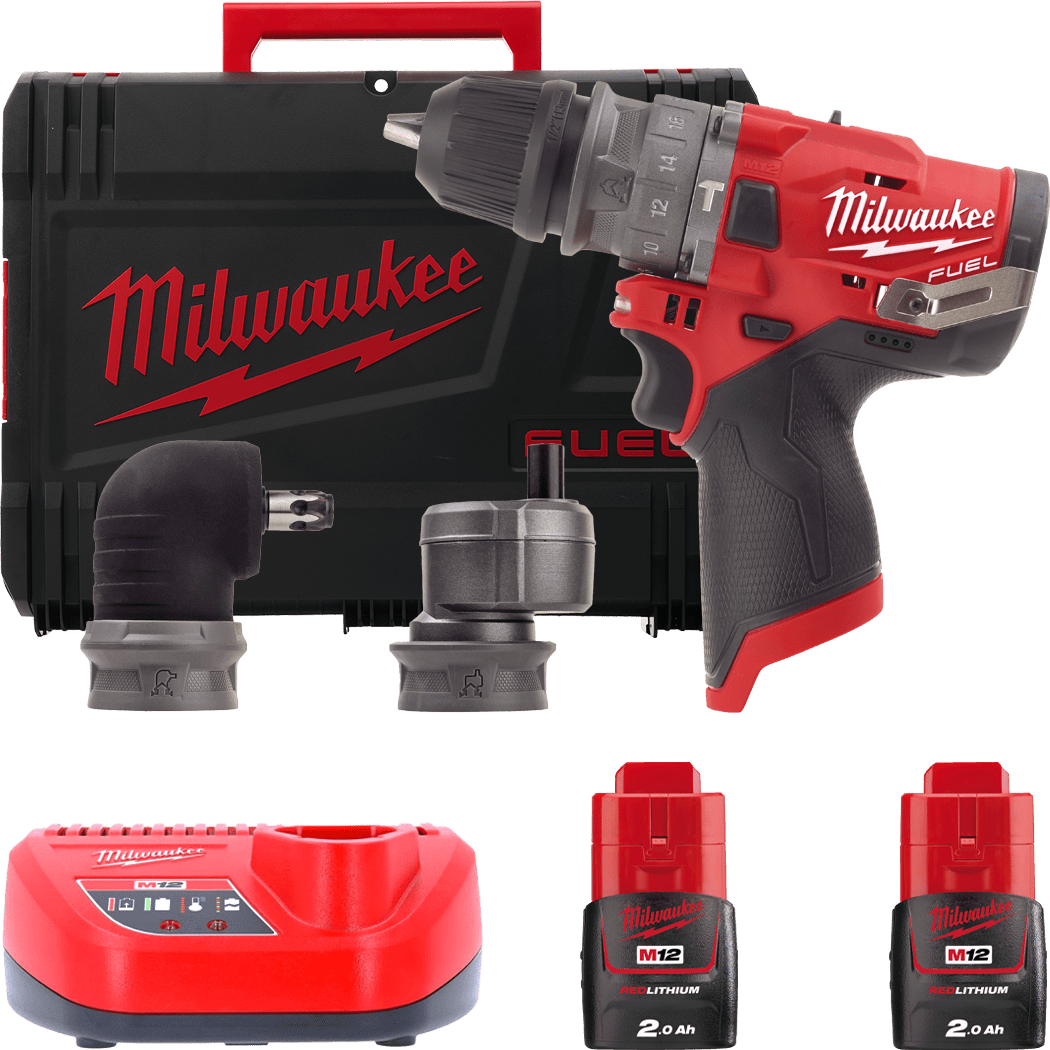 MILWAUKEE M12 FUEL™ Aku vŕtačka s príklepom s vymeniteľným s
