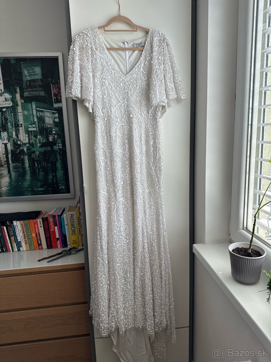 Jednoduché svadobné šaty z ASOS 40
