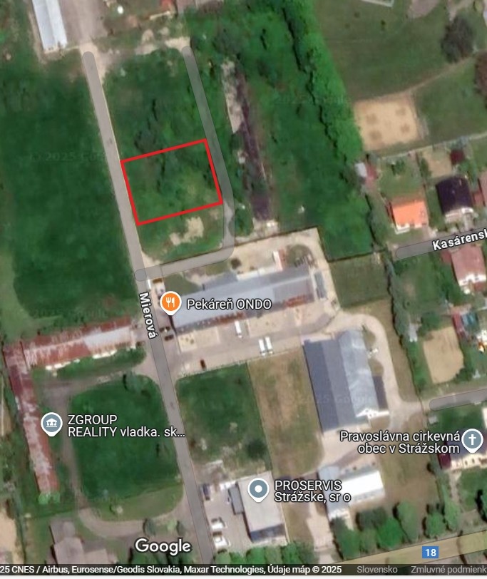 PREDAJ stavebný pozemok v Strážskom