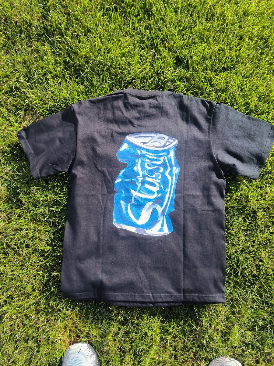 Tričko Stussy Graphic Čierne Can M