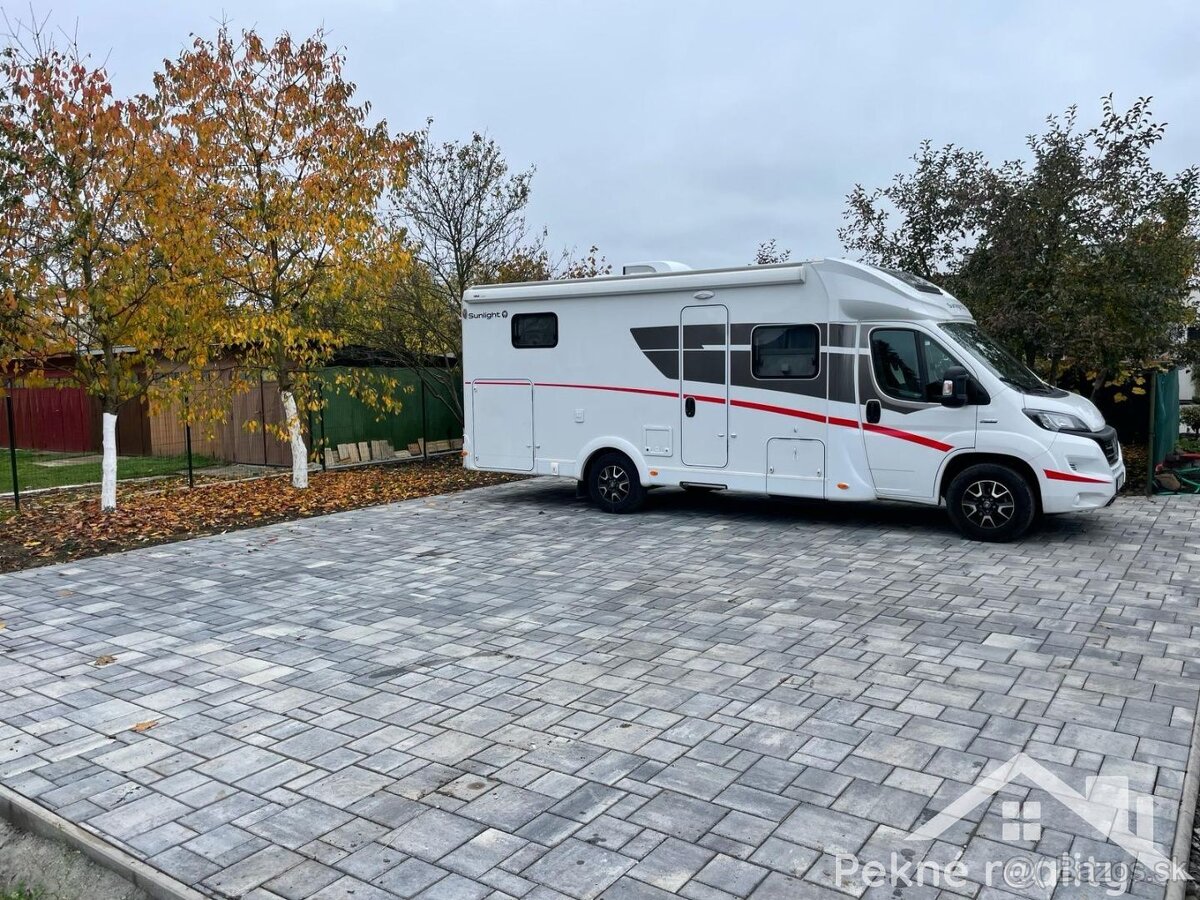 Prenájom parkovacej plochy pre karavany v obci Zvolenská Sla