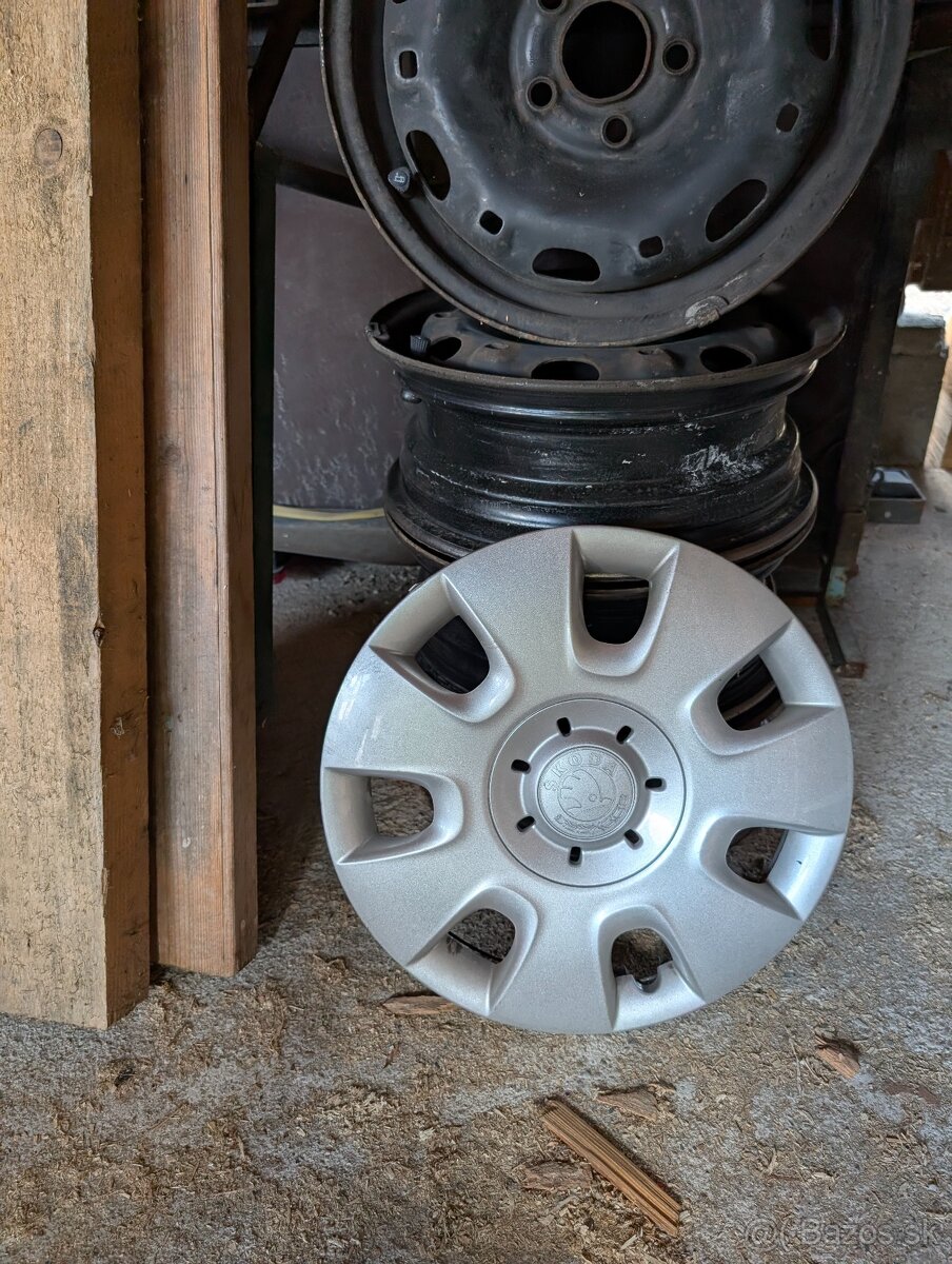 Plechové disky R14 originál VW 600601027H 5Jx14 5x100