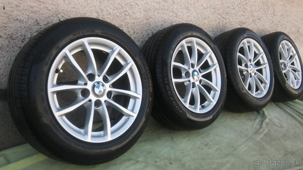 originálne el. 5x120 r16 BMW + letné 205/55 r16 Pirelli P 7