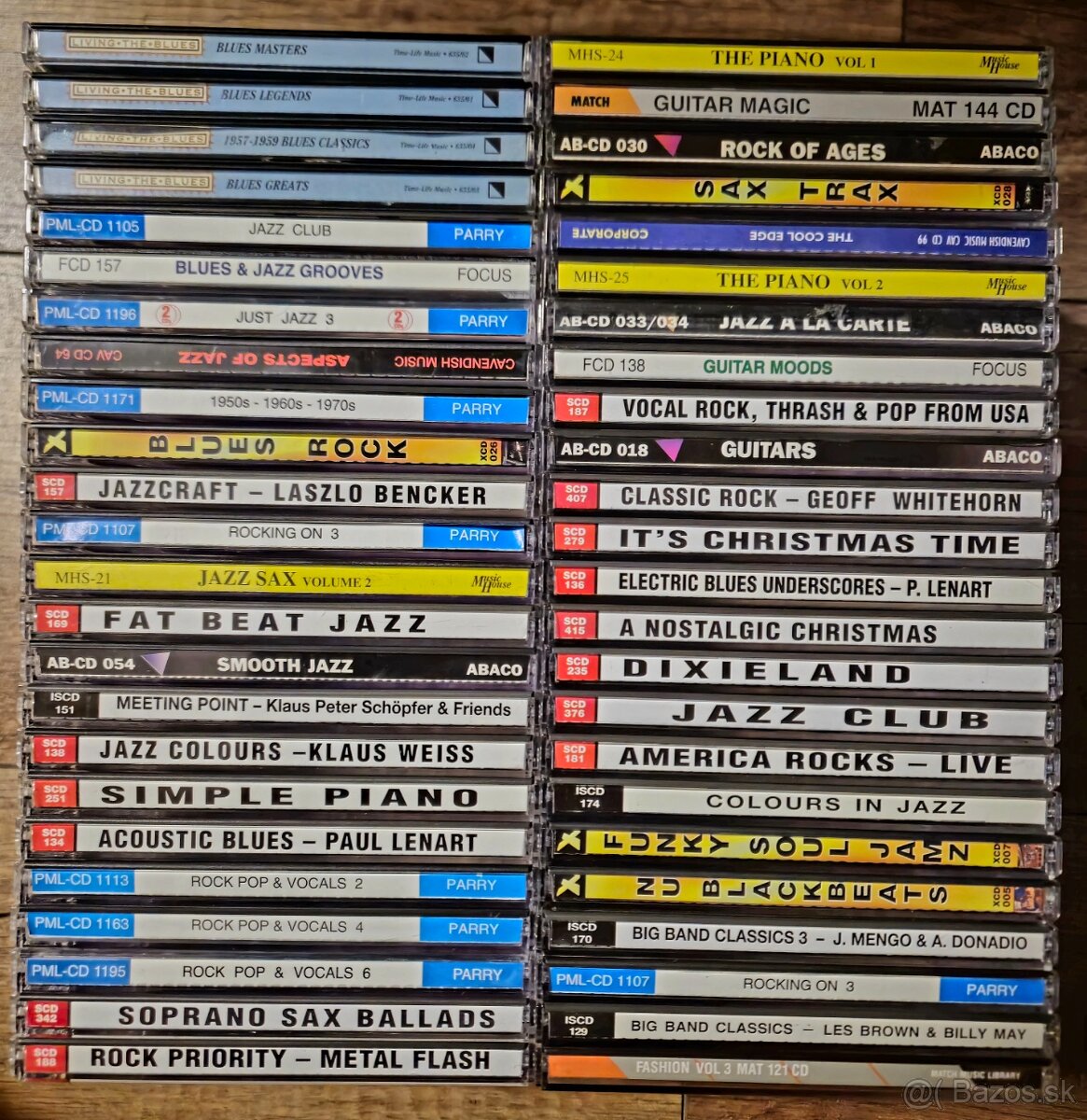 Na predaj originálne CD jazz, blues, rock