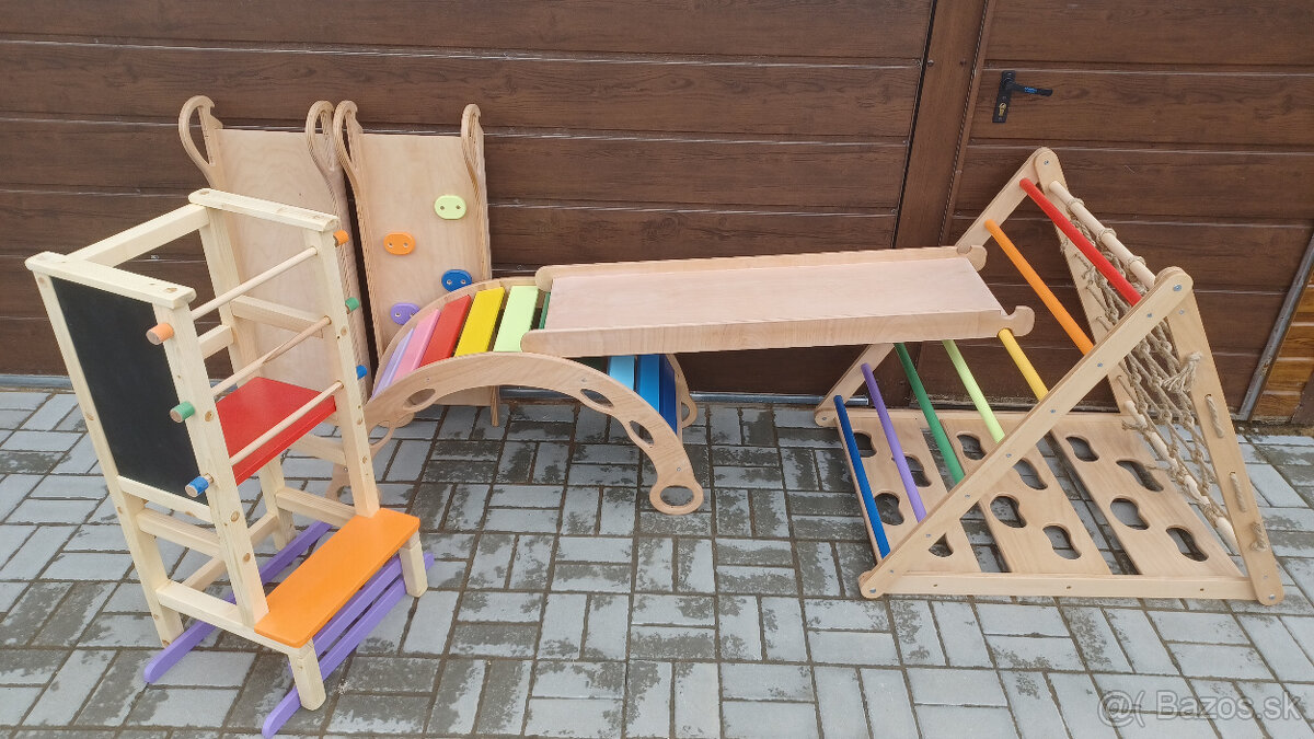 montessori ,Učiaca veža - -polohovateľná