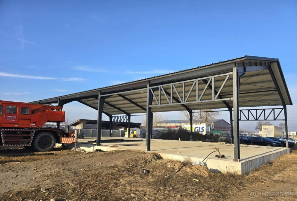 Oceľová konštrukcia haly 10x20x5m