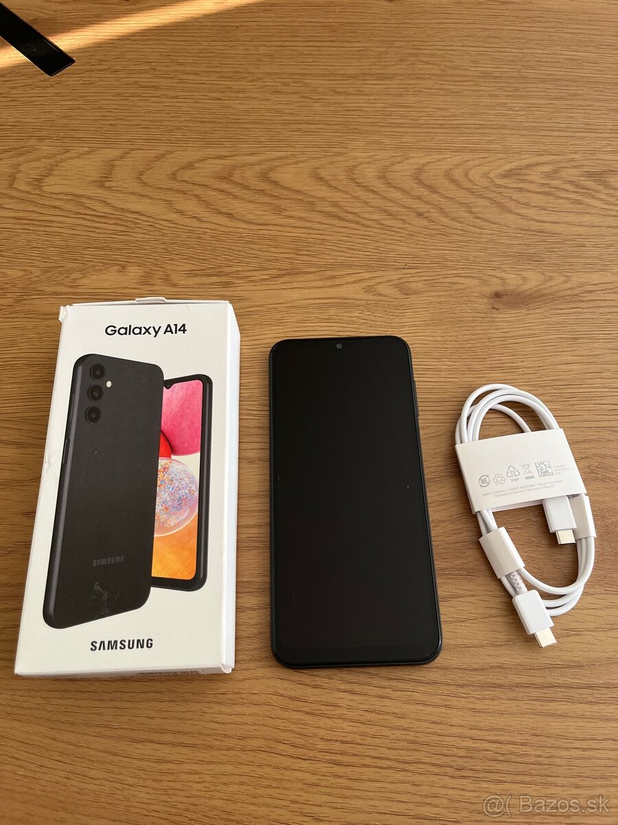 Samsung A14, 4GB/64GB cierny