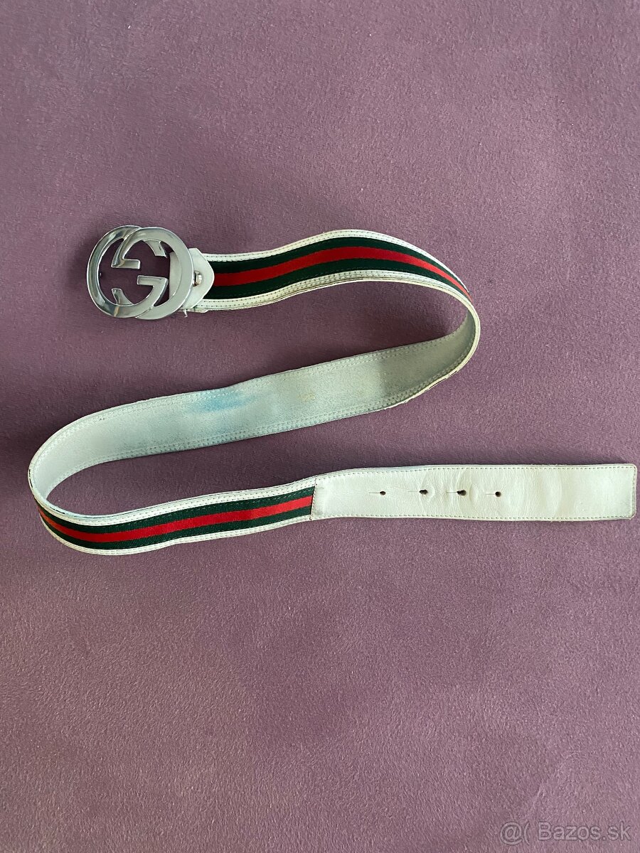 Gucci koženy opasok