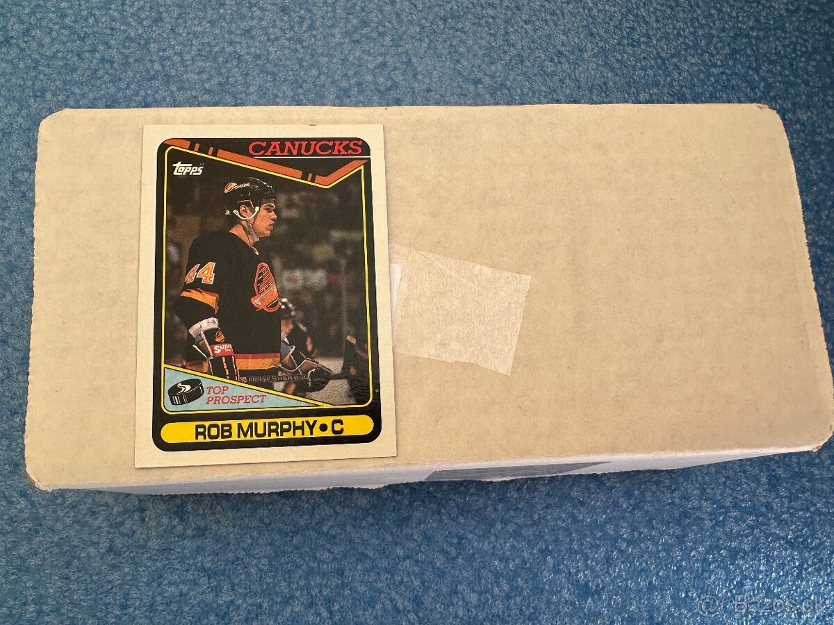 Predám hokejové kartičky Topps 1990-91