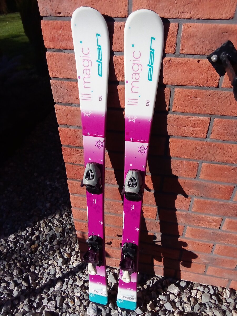 Dievčenské lyže Elan Lil Magic 120 set