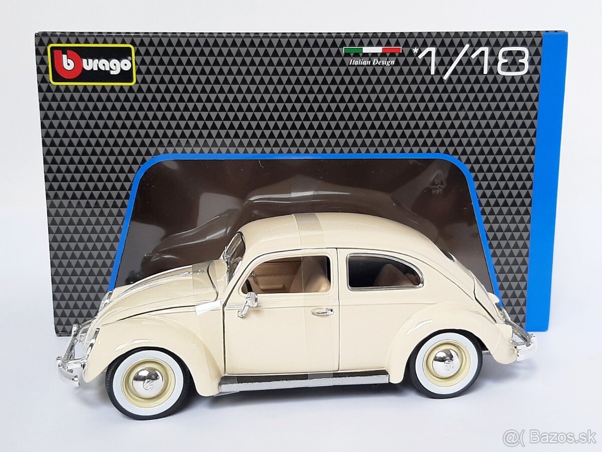 1:18 - Volkswagen Käfer / Chrobák (1955) - Bburago - 1:18