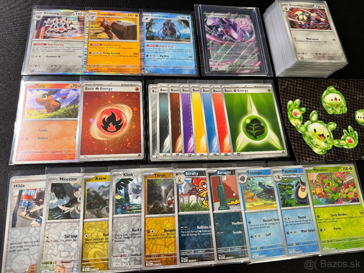 Pokemón MEGA balík (C): 100ks kariet v obaloch s EX + darček