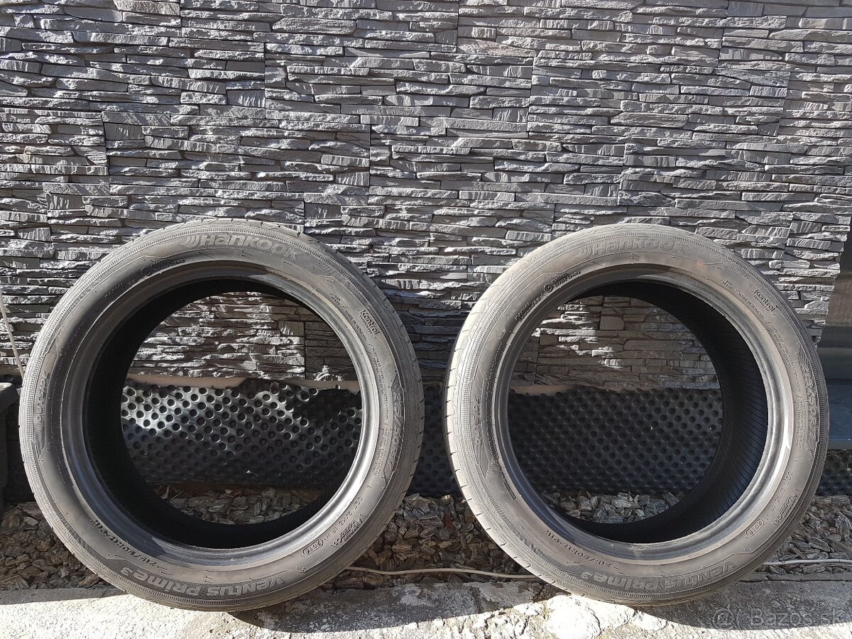 na predaj 2x Hankook 215/50 r17 letné