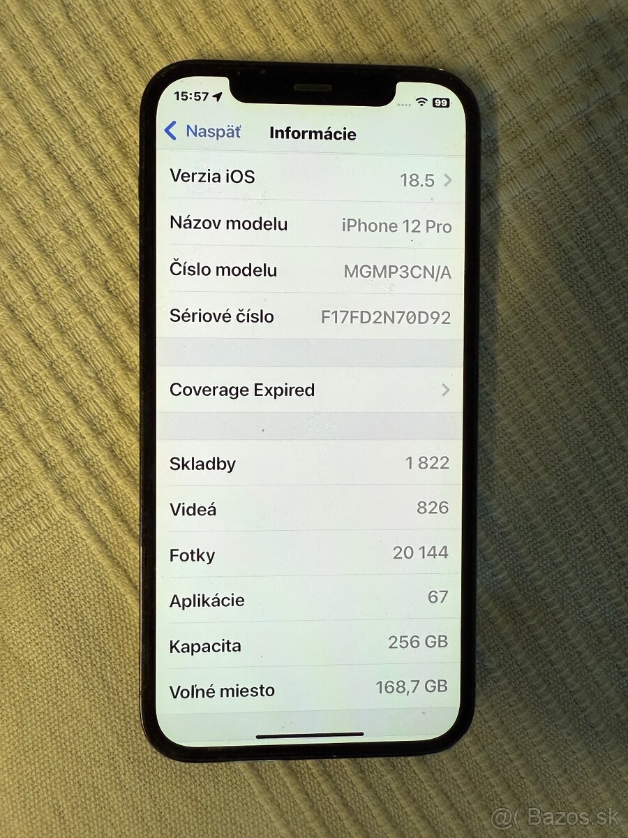 Iphone 12 PRO 256gb čierna