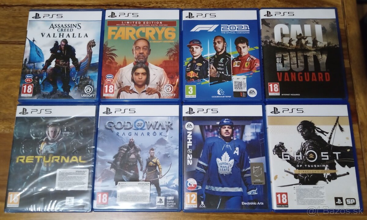 Predám hry na Playstation 5