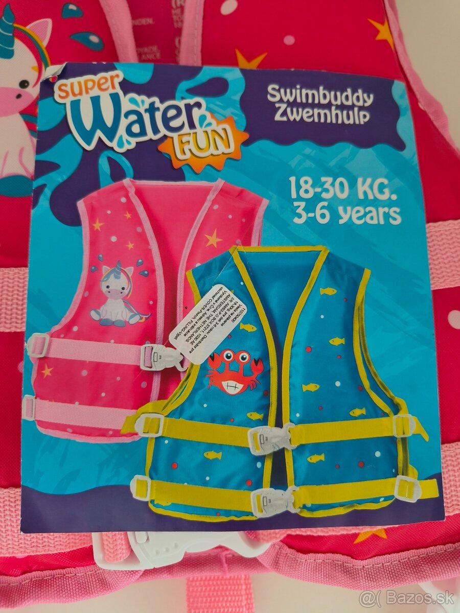 Plávacia vesta, 3-6 rokov, 18-30 kg