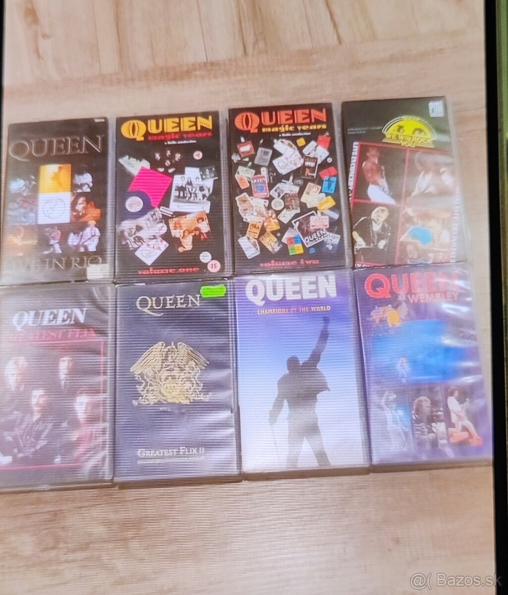 Queen VHS kolekcia