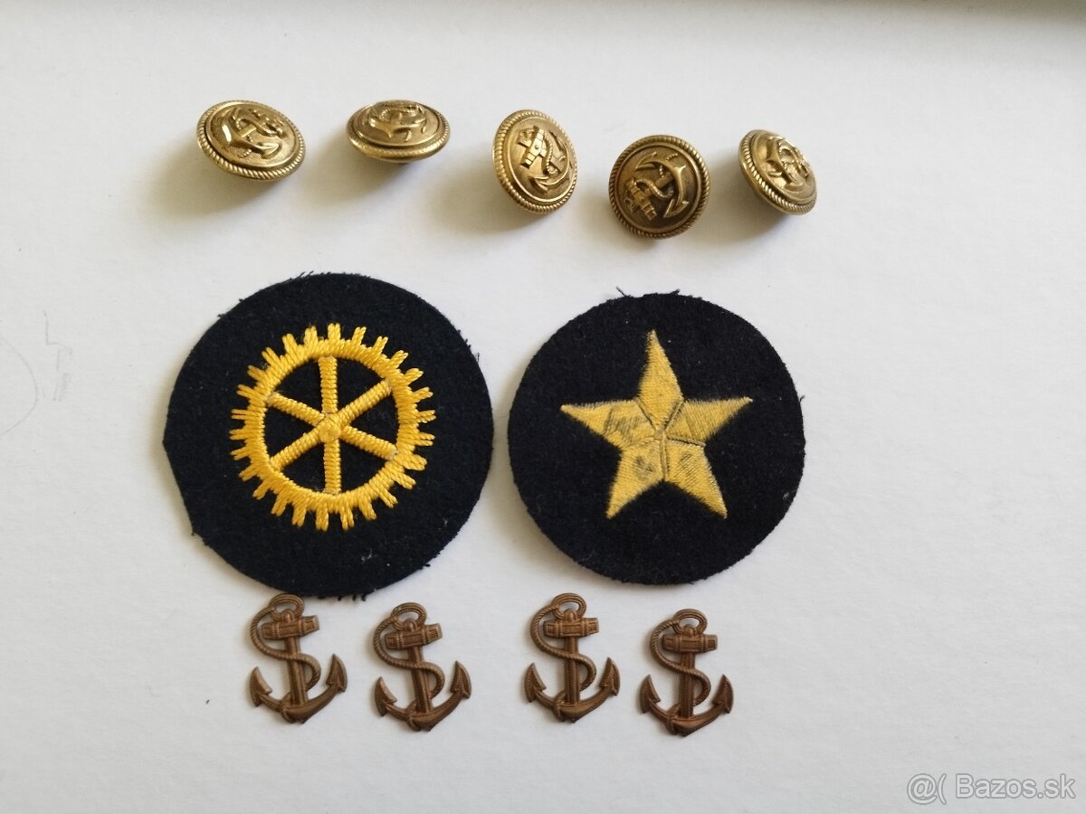 Predám set vecí Kriegsmarine WW2