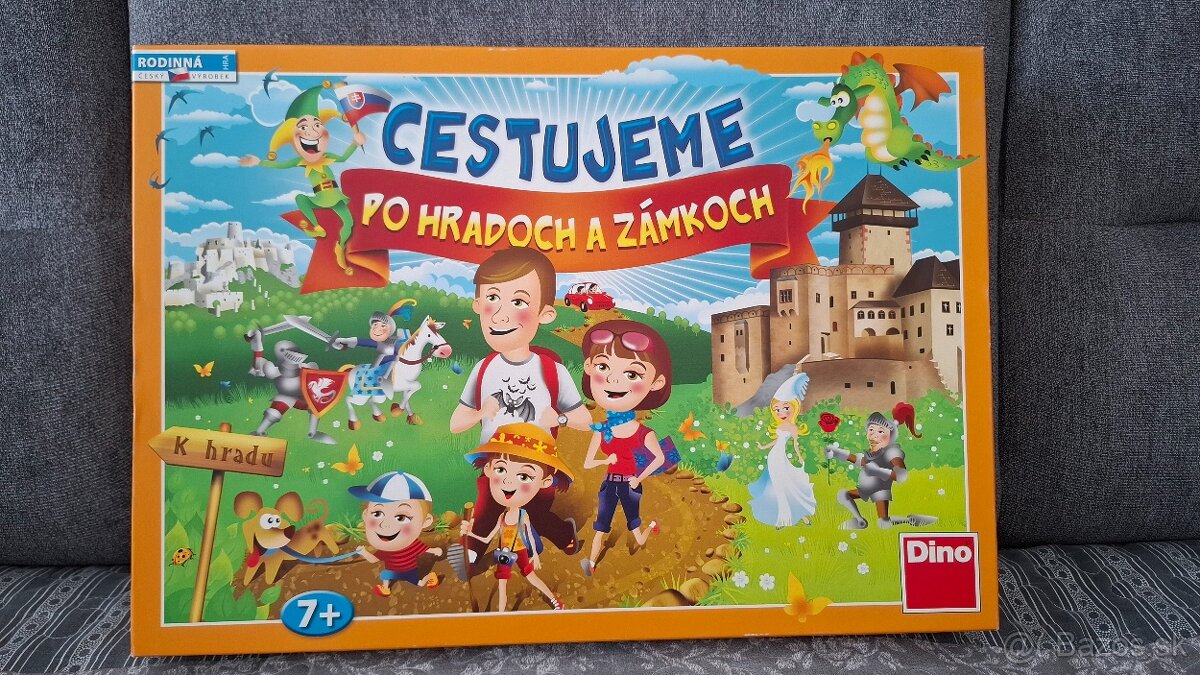 Spoločenská hra Cestujeme po Hradoch a Zámkoch