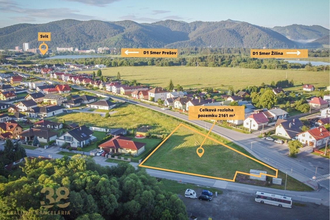Krásne stavebné pozemky v Batizovciach pod Tatrami