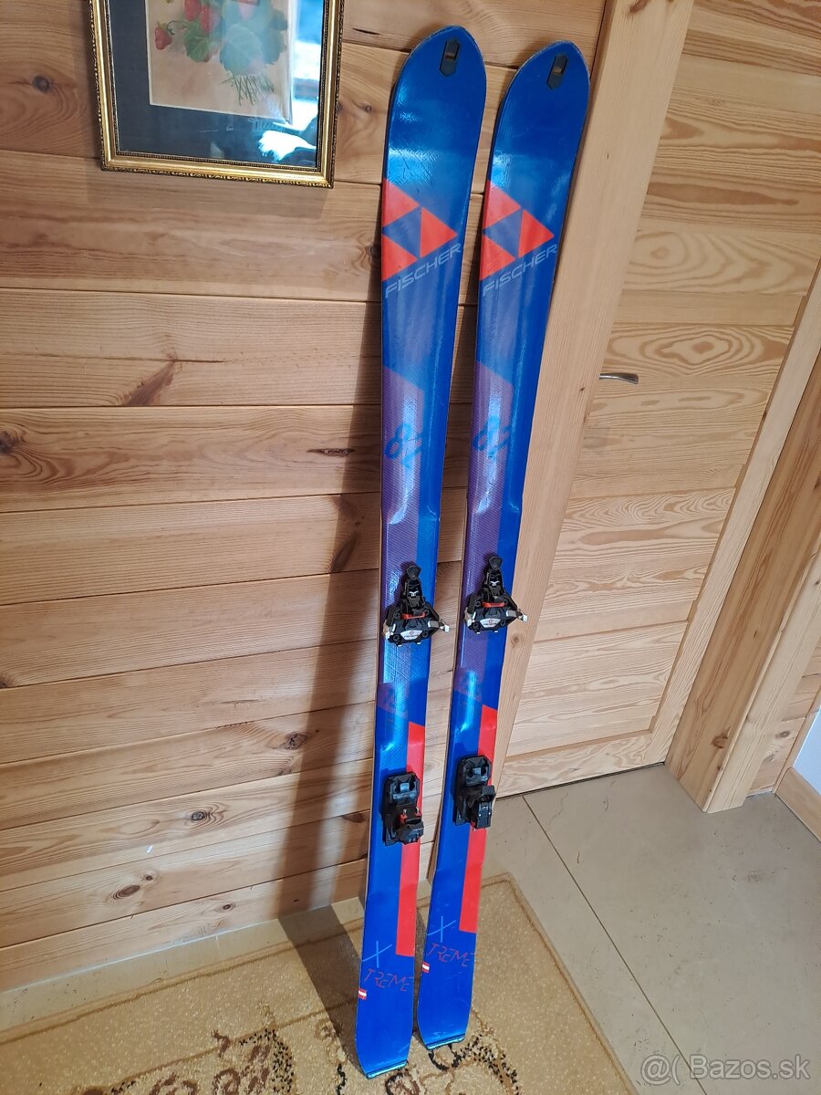 SET skialp - FISCHER XTREME 156cm+FRITSCHI XENIC+PÁSY GECKO