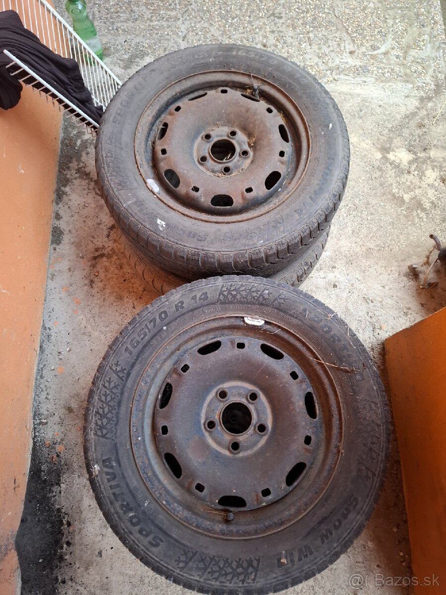 165 70 r14 5jr14 H2 ET53 škoda fabia