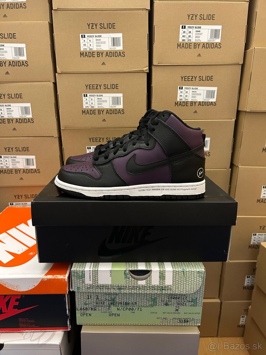 Nike Dunk High X Fragment, 40