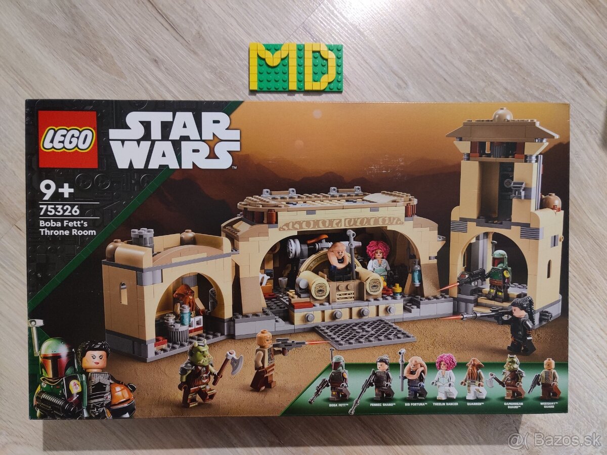 LEGO Star Wars 75326 Trónna sieň Boby Fetta