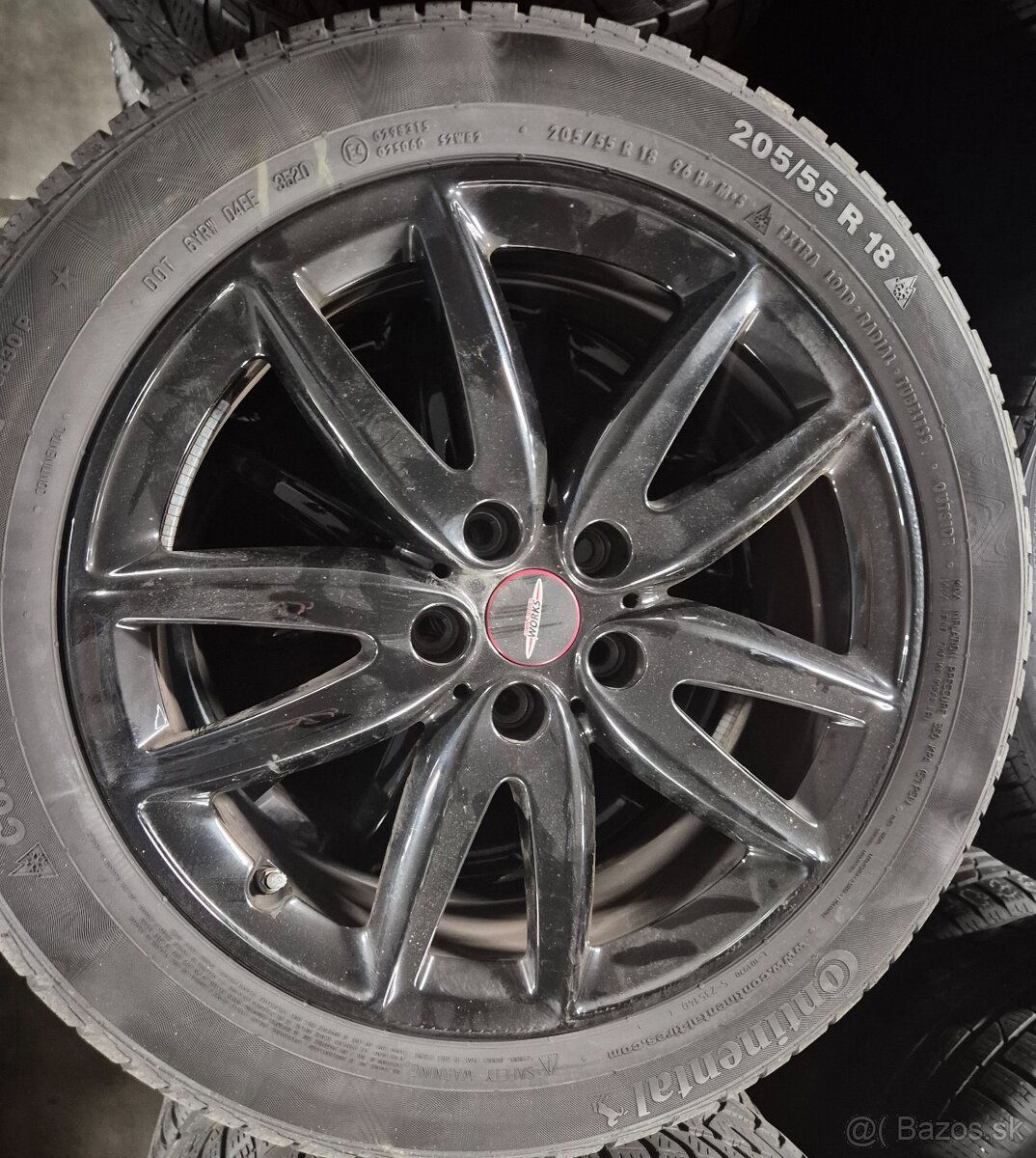 Disky MINI R18 a zimne pneu 205×55