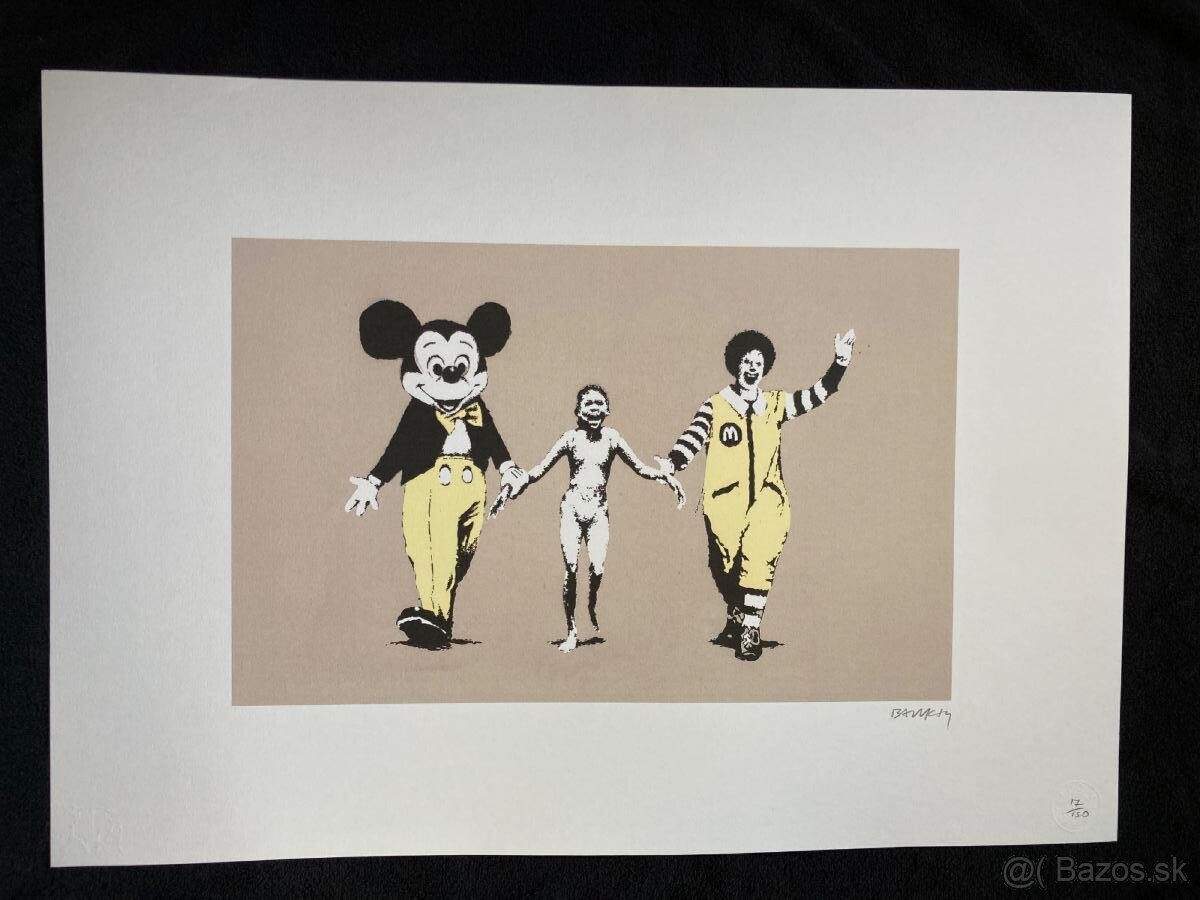 BANKSY - Napalm s certifikátom - “17/150"