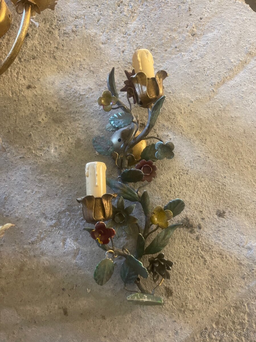 Nástenné lustre vintage štýl- Taliansko