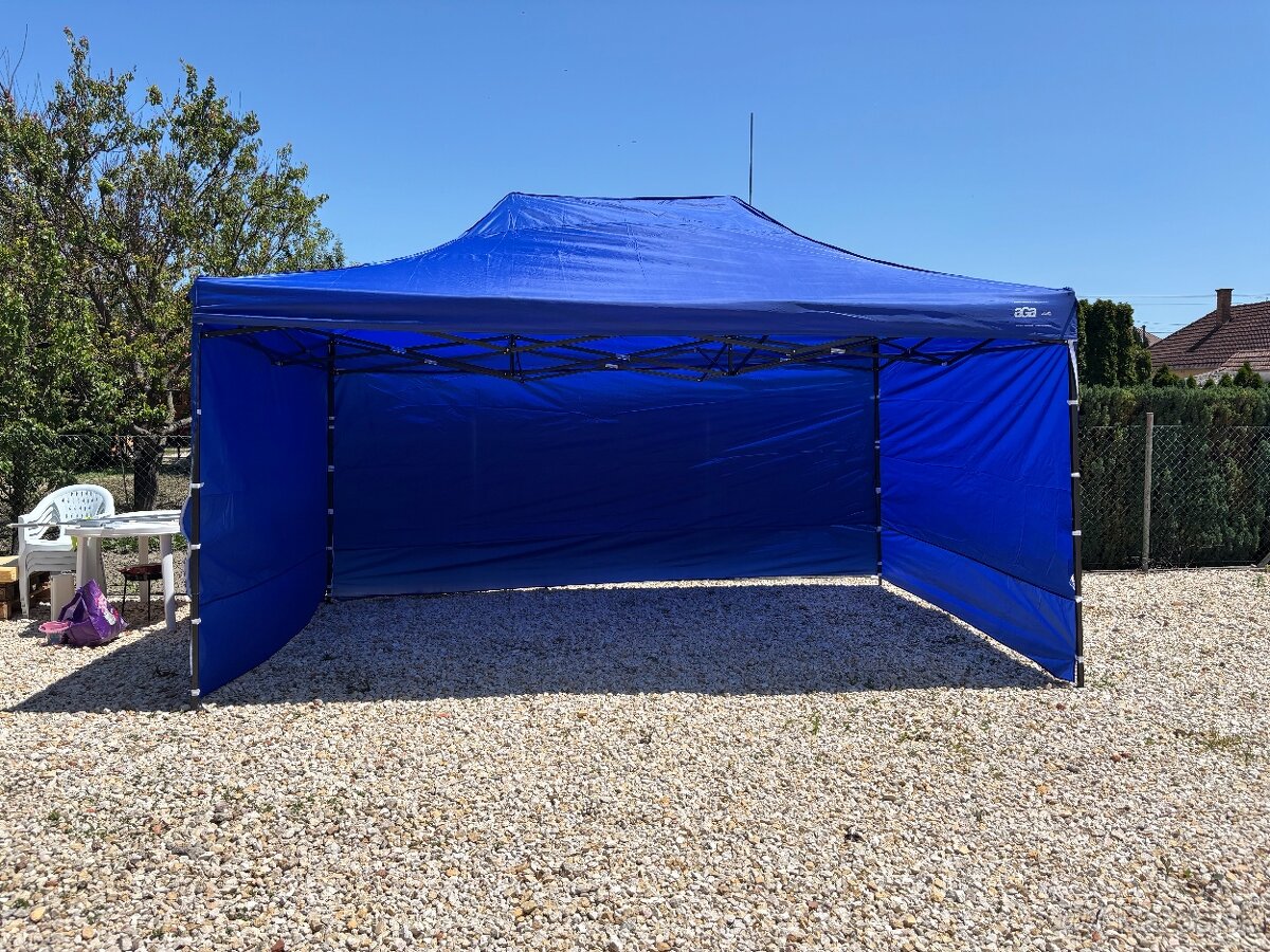 Nožnicový stánok PARTY 3x4,5m Modrý