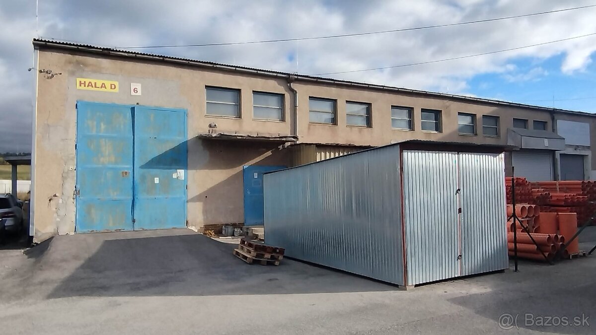 Výrobné a skladovacie priestory na prenájom.