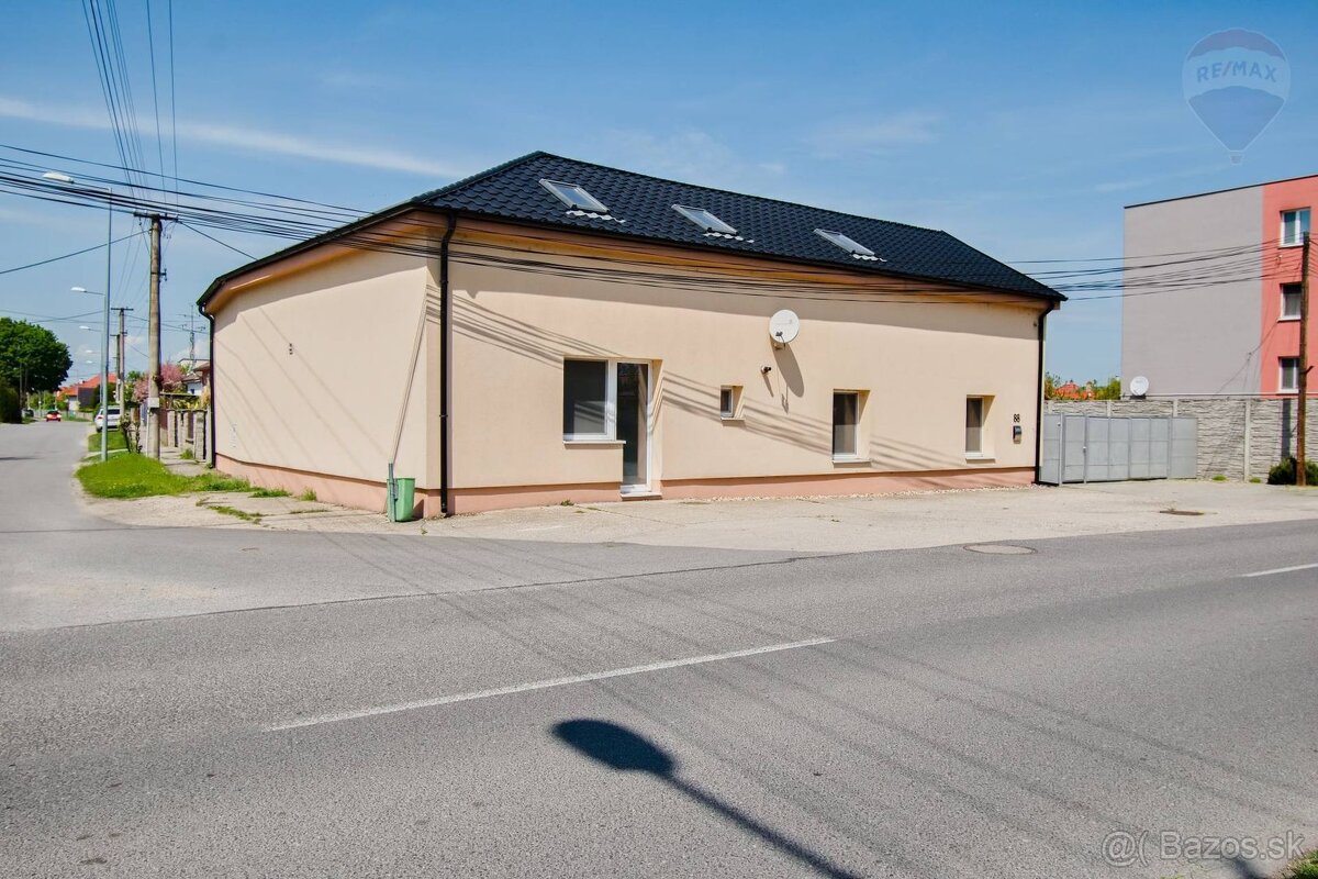 Na predaj komerčná budova, 172 m2, pozemok 411 m2, Lehnice