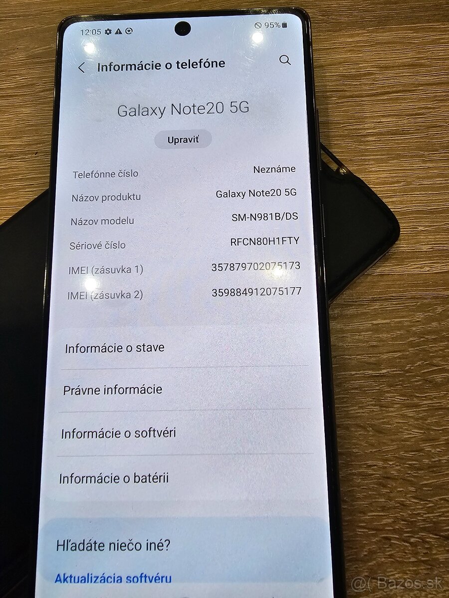 Samsung galaxy note 20 5g 8 GB 256 GB