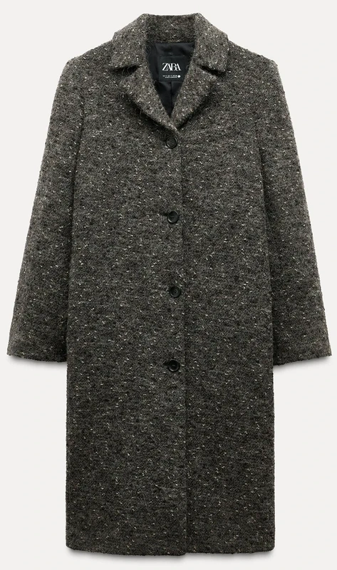 ZARA dámsky nový kabát s prímesov vlny - Manteco