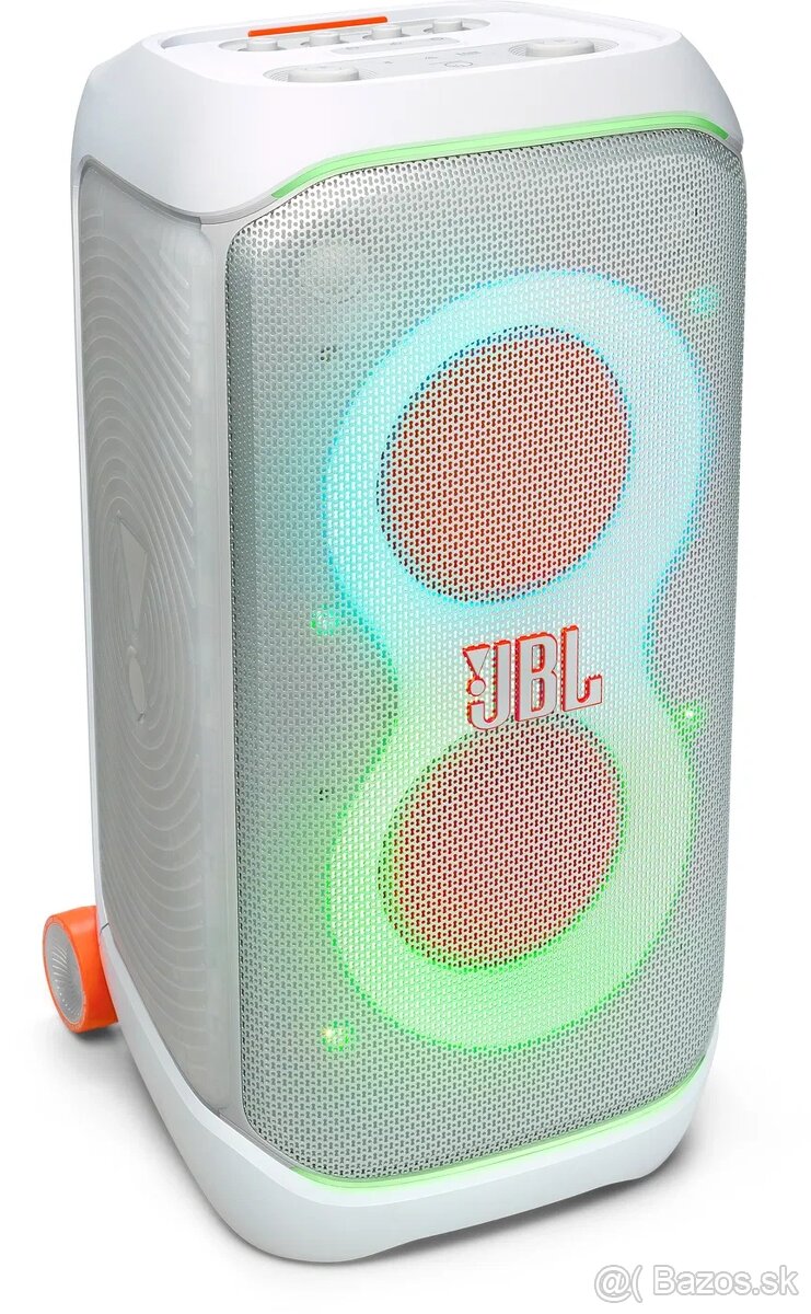 Predám JBL Partybox STAGE 320 White + 2x Wireless Mic