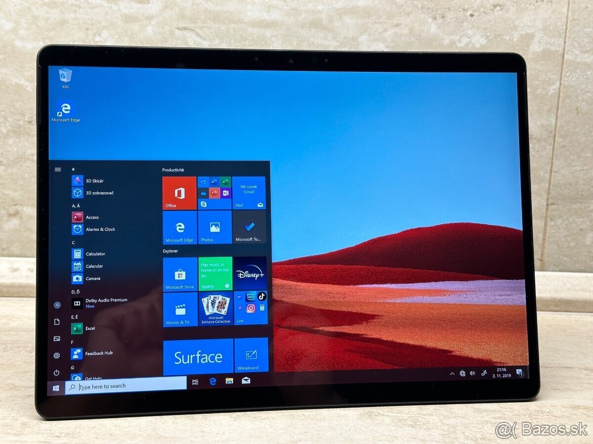 Microsoft Surface Pro X 13 " SQ1 8 GB / 256 GB