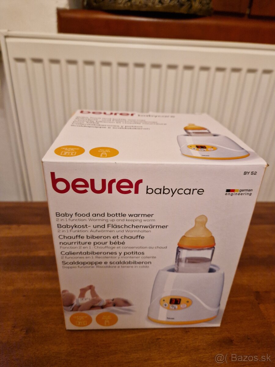 Beurer babycare BY52 ohrievač fliaš a detskej stravy