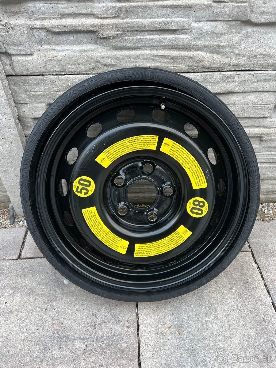 Rezervné koleso 5x130 rezerva 195 75 R18
