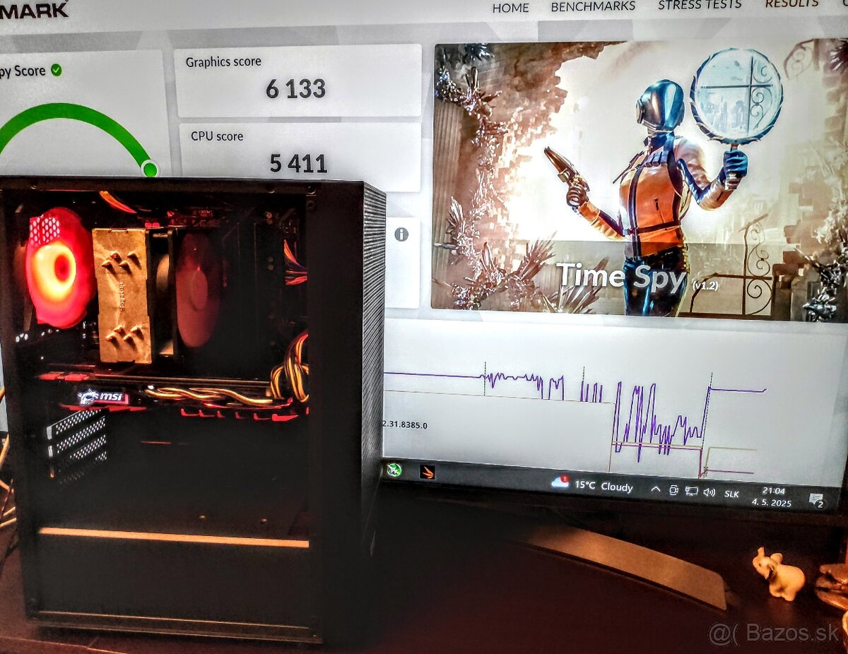 Herný PC intel i5 9600k + GTX 1070