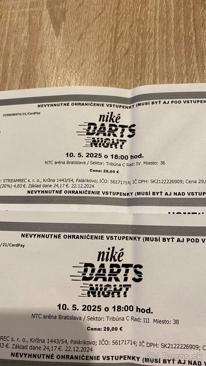 Nike Darts Night