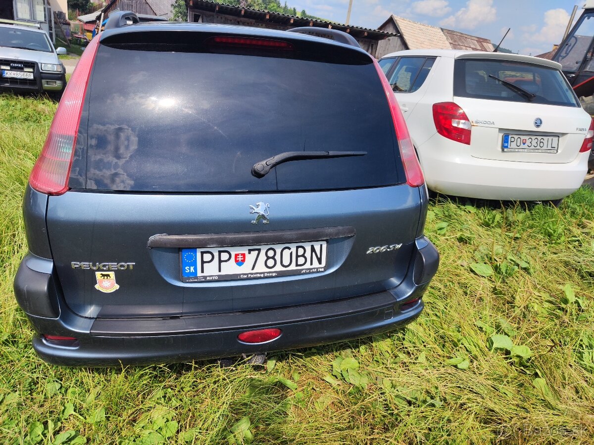 Predám Peugeot 206 sw 1.4 benzín
