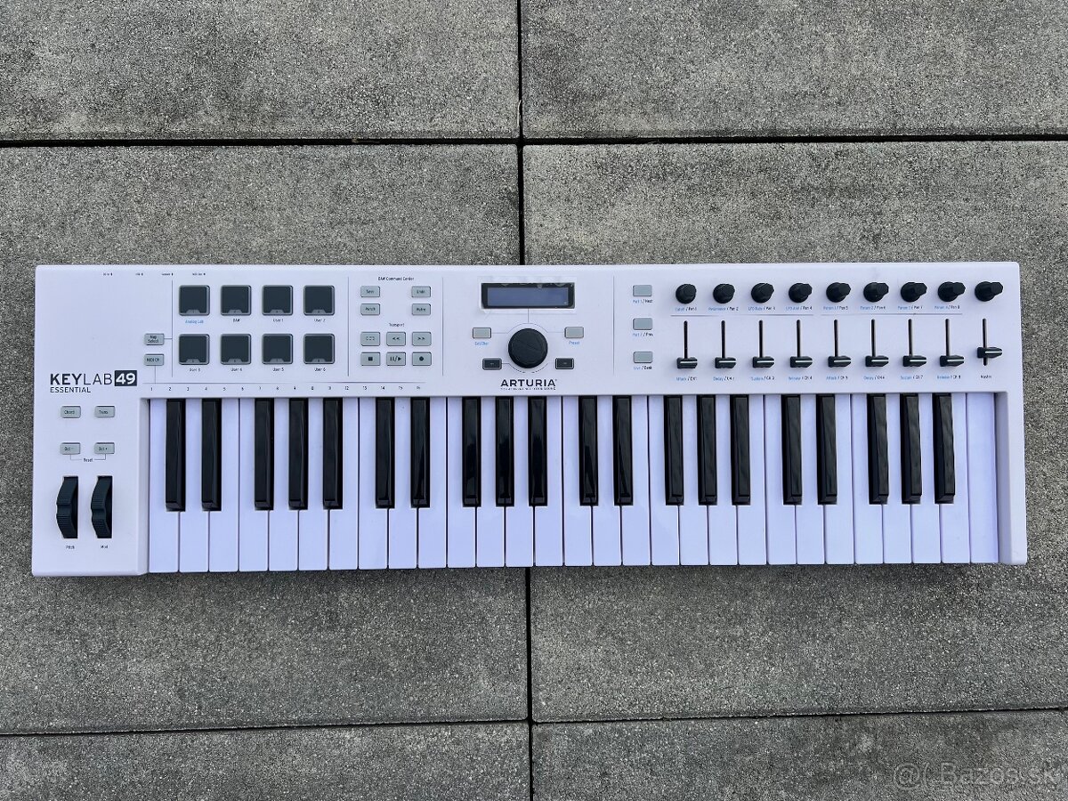 Predám MIDI klávesnicu Arturia KeyLab 49