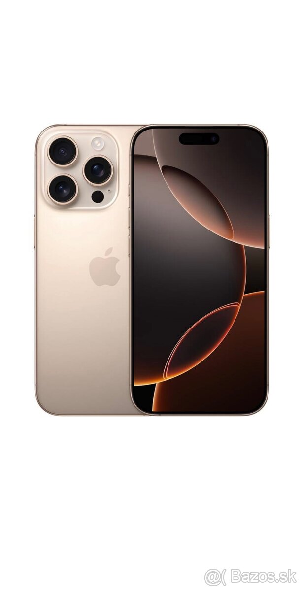 Mobilný telefón Apple iPhone 16 Pro 128 GB púštny titán