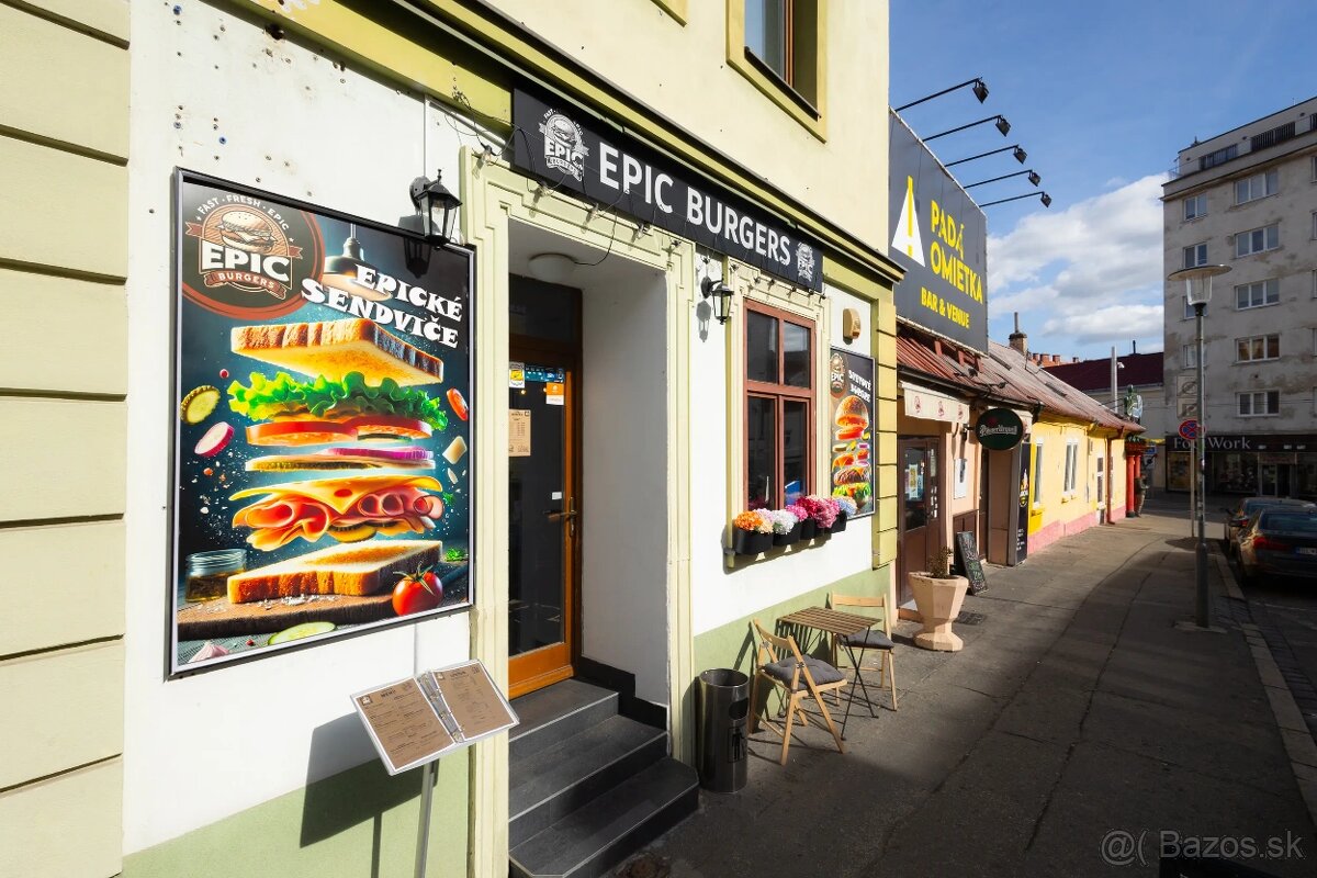 Odstúpenie zabehnutého burgerového bistra
