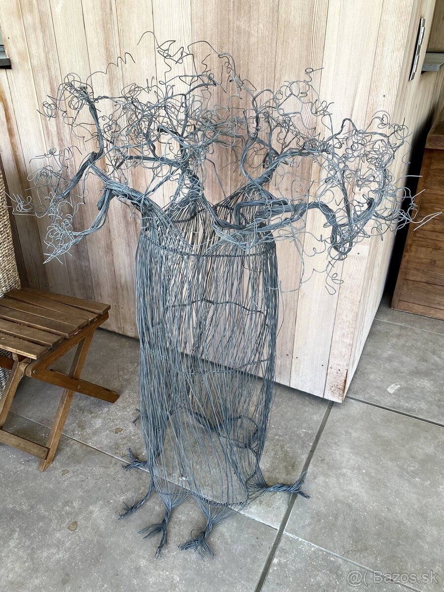 Dekorácia Baobab drôtený