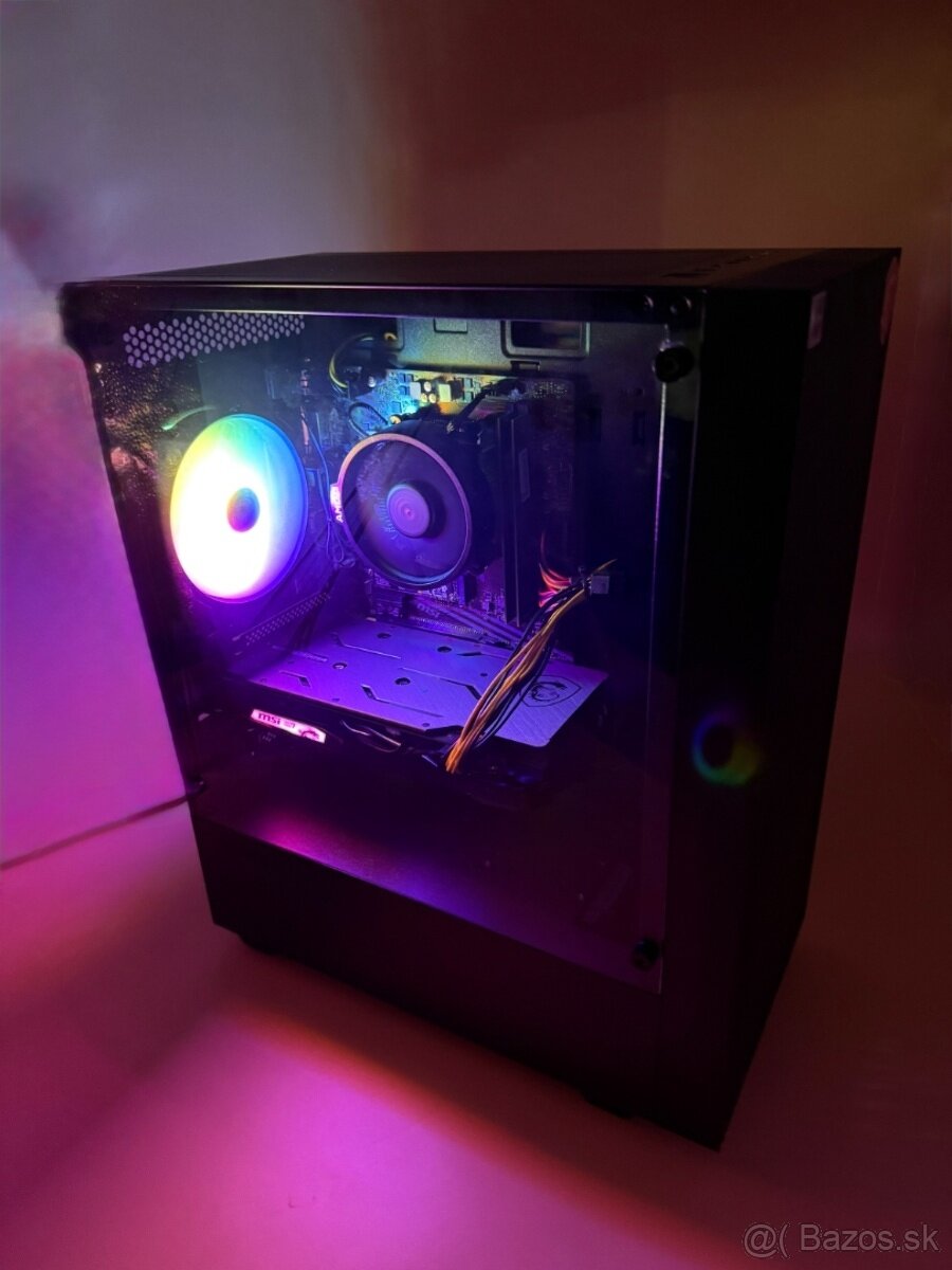 Herný počítač AMD Ryzen 5 5500 6x3,60GHz.16gb ram.GTX1660 S