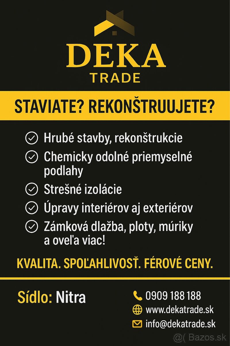 STAVEBNÉ PRACE NITRA