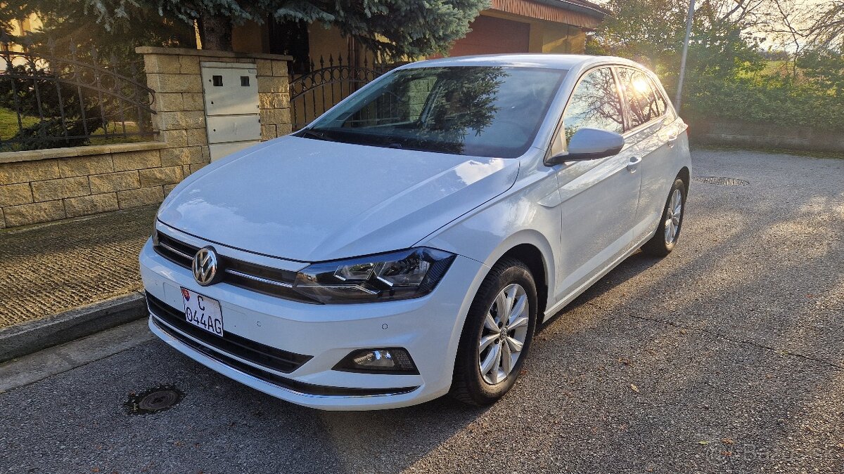 VW Polo VI 6, 2018, 1.0 TSI 70 kW, biela, benzín, Highline